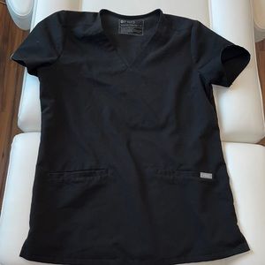 Black Scrub Top